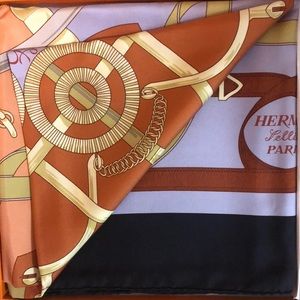 Hermès Scarf , 35 inch by 35 inch